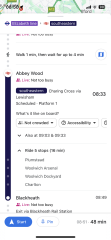 Getting to Blackheath tomorrow (marathon)