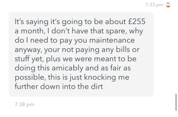 I have DS approx 65% of the time - AIBU this ask STBXH for a contribution towards child maintenance