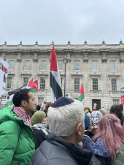 Israel supporting counter marches in London - about time