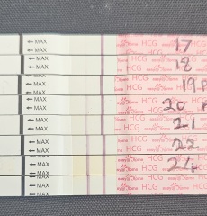 Weak positive at 17dpo - worried after miscarriages