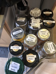 Show me how you store your spices