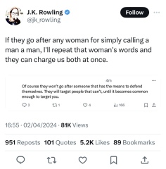 JKR exposing Scottish hate crime laws for what they are