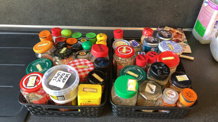 Show me how you store your spices