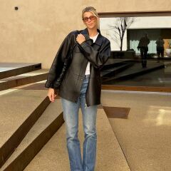 What would you wear with this Whistles leather jacket