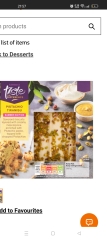 Alcohol in pudding not clearly displayed