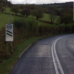 To think road signs warning of a speed limit change ahead would be useful?