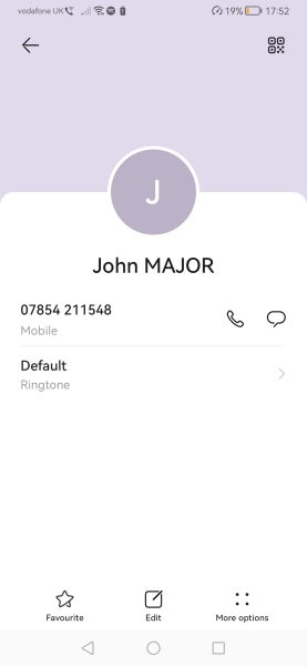 Does anyone know how to get in touch with John Major?