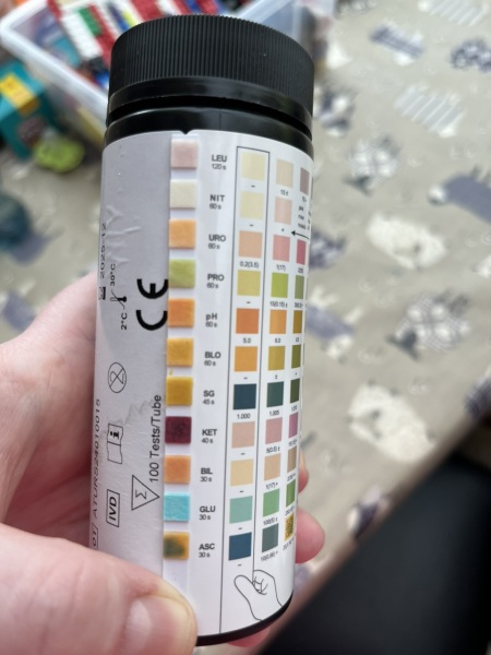 Help with 2yo mesenteric adenitis/temperature/?UTI