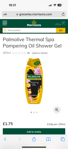 Found a body wash!
