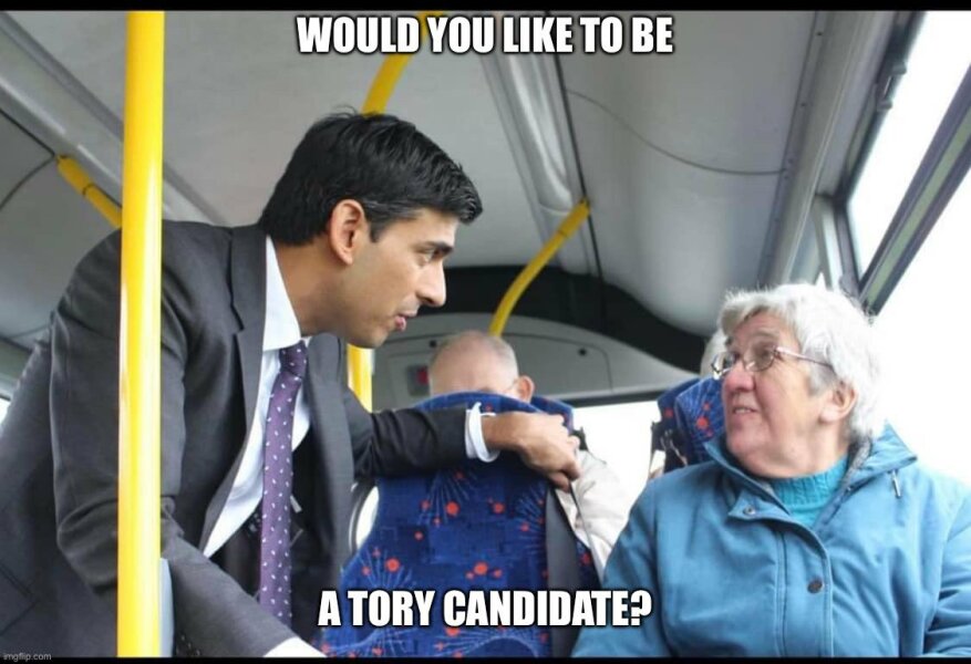 Thread 45 Sunak; Remove one letter and tell his future"