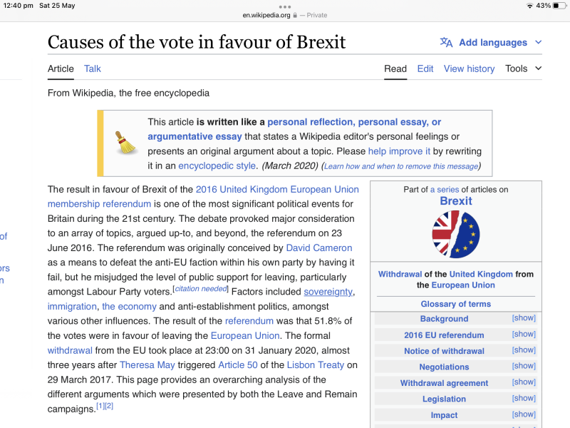 Do you know people who will emigrate if labour win?