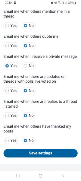 Loads of emails notifying me of things