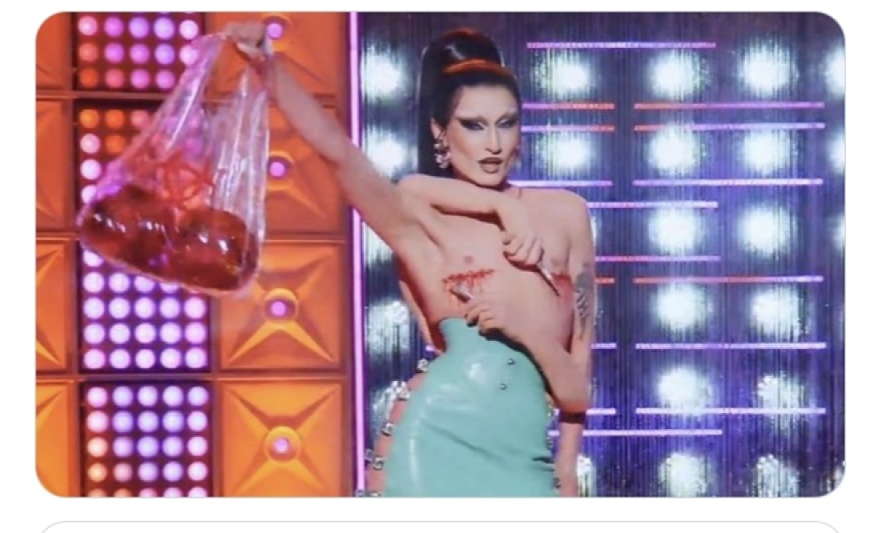 Horrific Drag Race has anybody seen this?? **MNHQ CONTENT WARNING FOR GRAPHIC IMAGE***