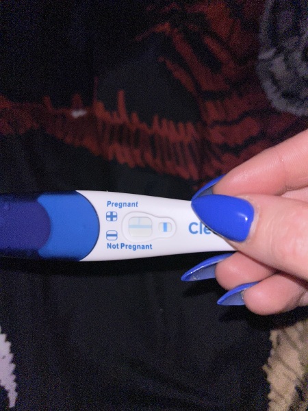Positive? Clear blue rapid detection