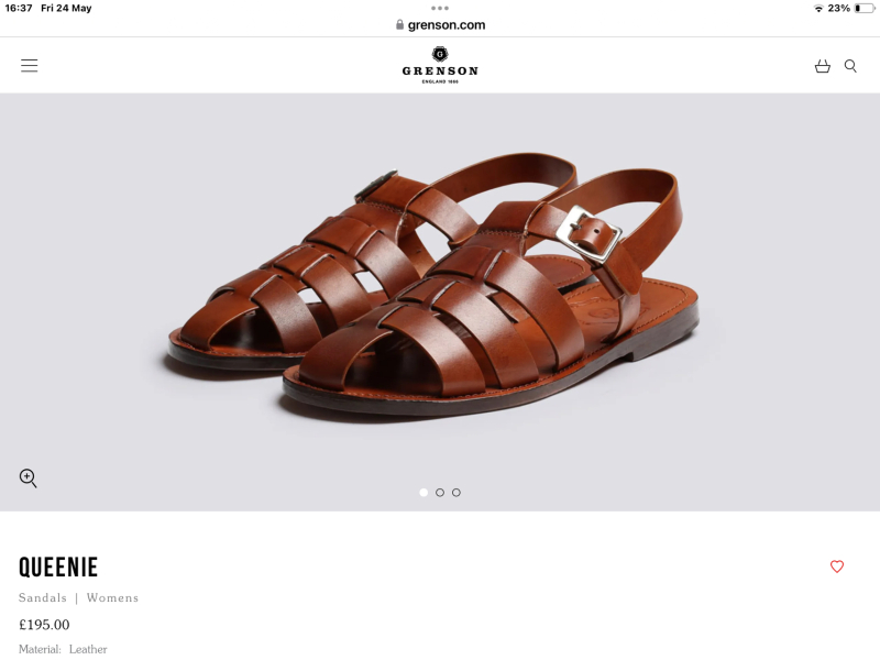 Russell & Bromley Siracuse dupe
