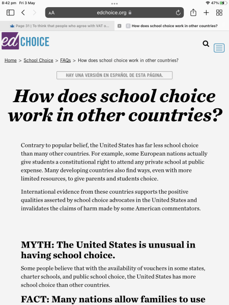 To think that people who agree with VAT on private school fees but not on university fees, are hypocrites?