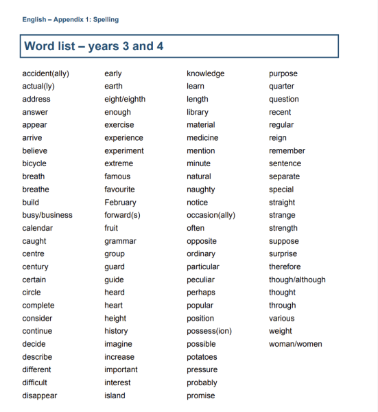 What type of work does your p5 / yr 4 child complete?
