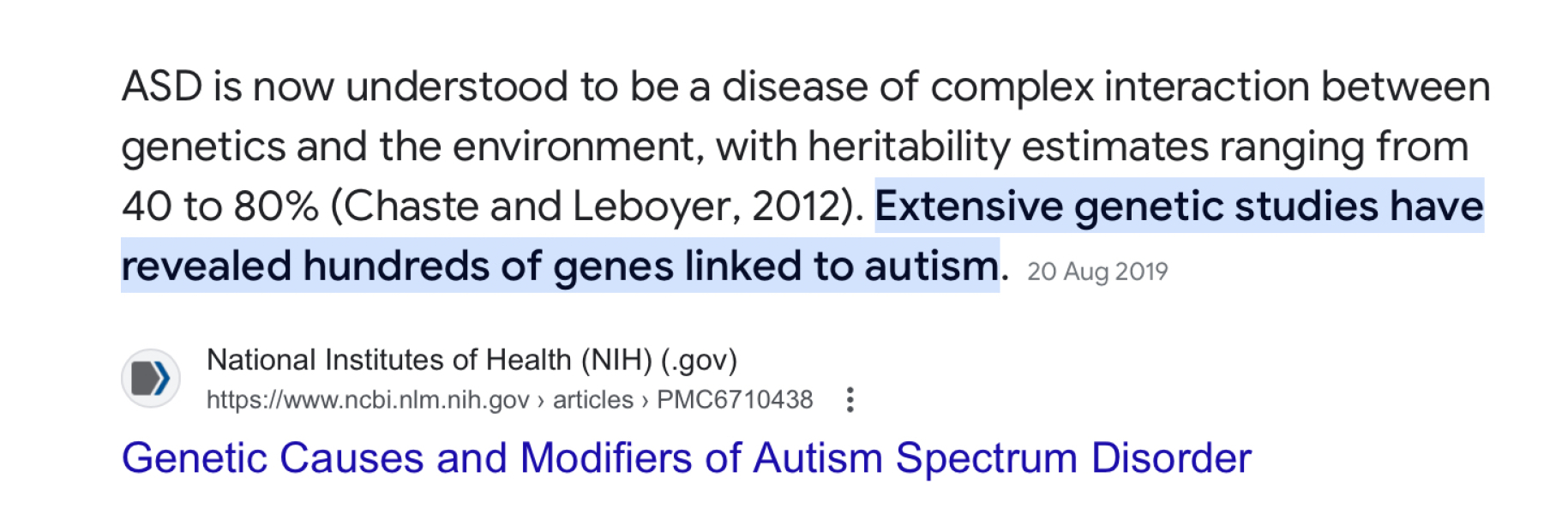 Why are so many children autistic these days?