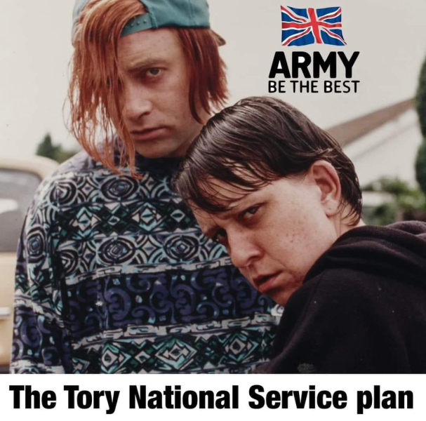 ok, lets actually have a quick vote on the Compulsory National Service at 18 idea