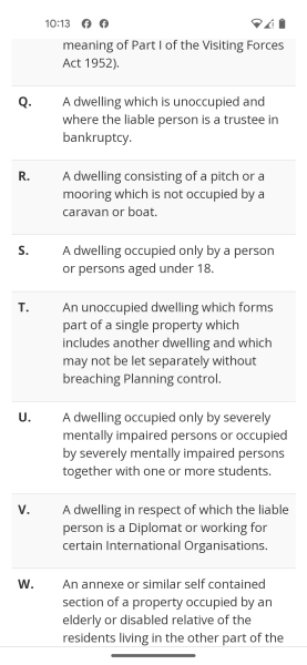 Council taxing annex
