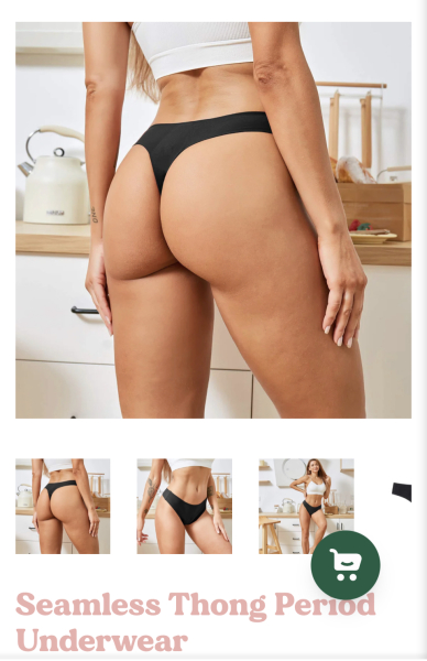 Period thongs?