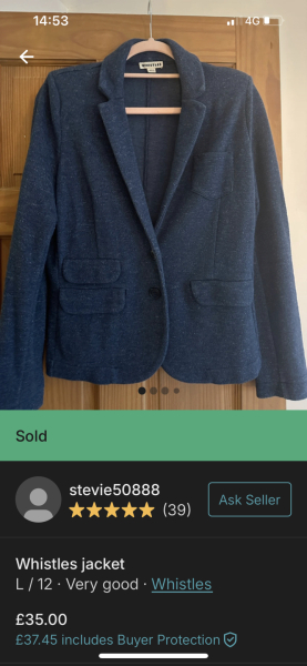 Where is my black Whistles jacket?