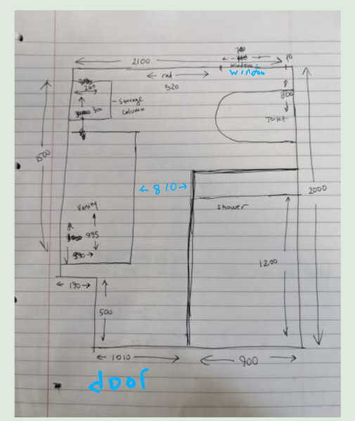 Please can you give me your opinion on my shower room dilemma