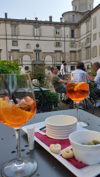 Bergamo with toddler