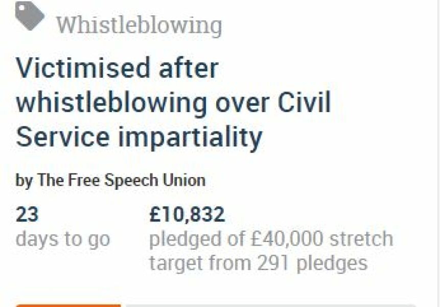 I was victimised after whistleblowing about Civil Service impartiality on sex and gender issues