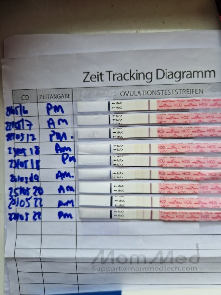 Line progression and beta HCG increase