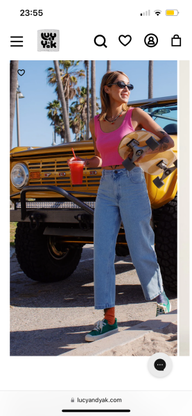 Jeans like this…