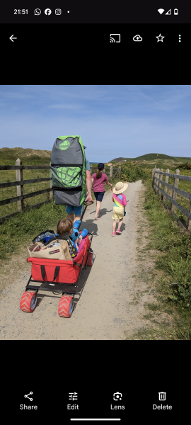How much of a twat would I be to get a beach cart?