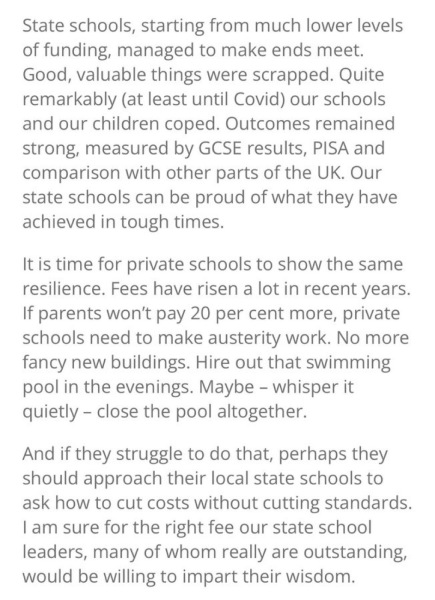 Will VAT on private school fees lead to a partial collapse of the sector?