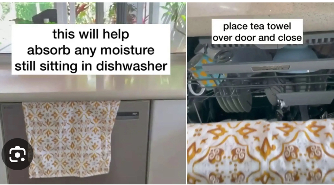 Do you open the door of the dishwasher when cycle finished to improve drying or do they dry better with the door closed?