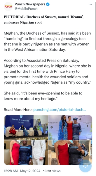 Meghan and Harry spotted out and about - Naija Edition