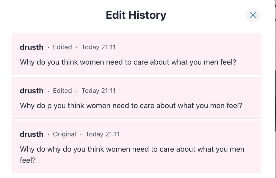 to not have realised how abusive and horrible men were until I joined MN