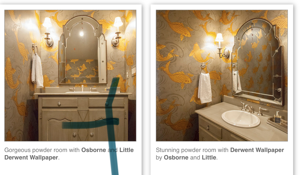 Suggestions for different wallpaper for a small downstairs loo