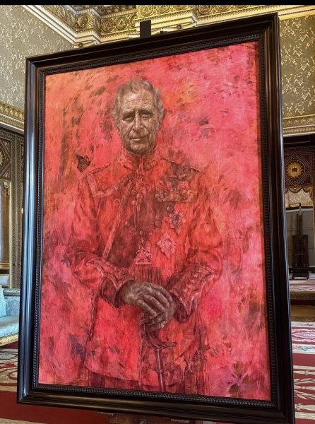The King has a new portrait