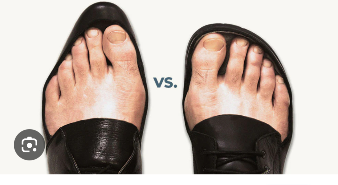 Foot-shaped shoes