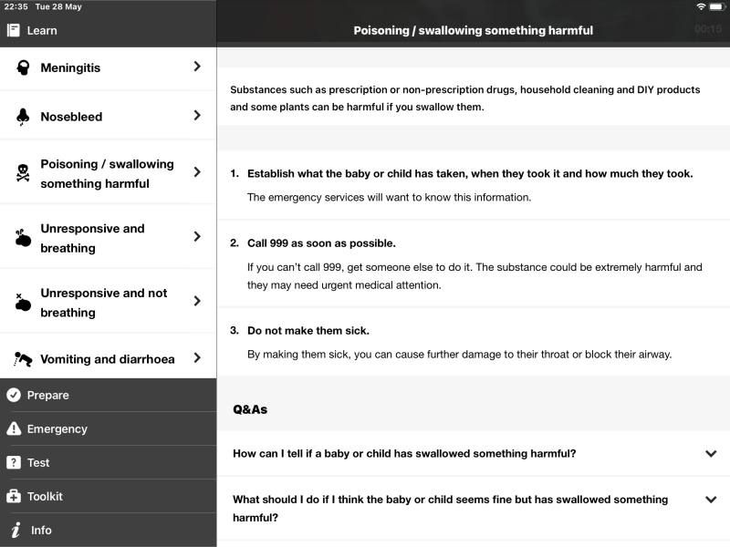 Calling Any First Aiders