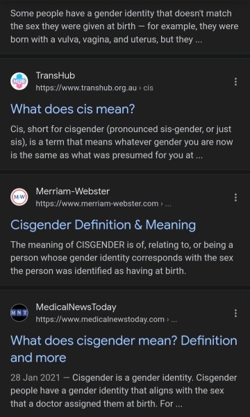 Cis is now labelled as a possible slur on X
