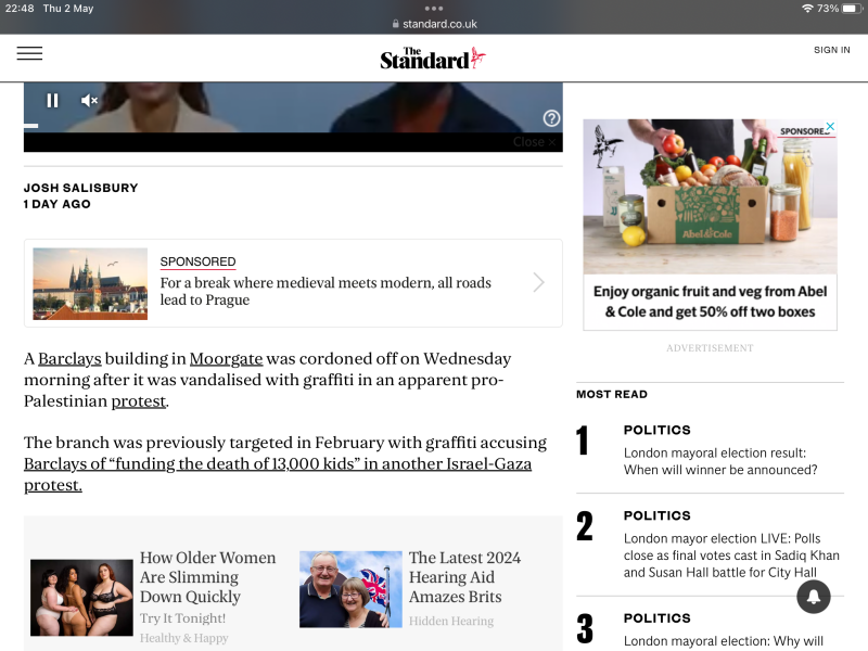 Bad vibes in certain places in london