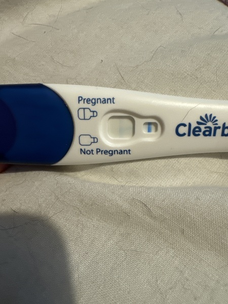 clear blue a positive or evap line?