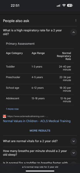 When to sleep in same room with ill toddler?