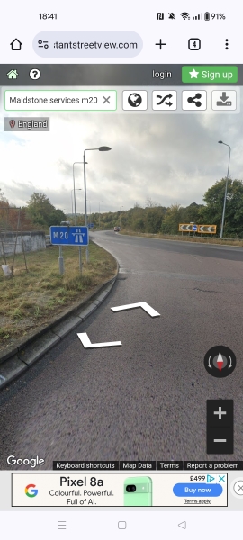 Motorway roundabout, any help much appreciated.