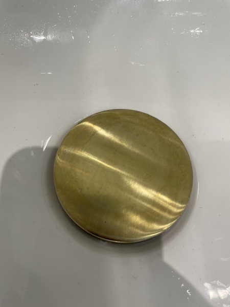 cleaning / restoring brushed brass taps