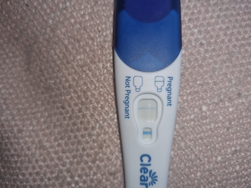 Pregnancy test positive but after 30 mins and very thin!!