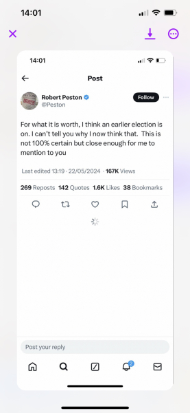 Thread 45 Sunak; Remove one letter and tell his future"