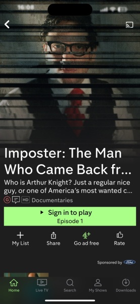 Just watched this Imposter