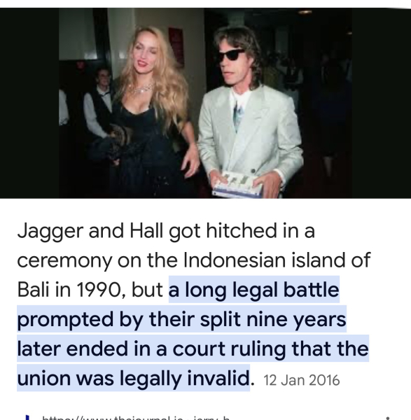 Wedding without marriage